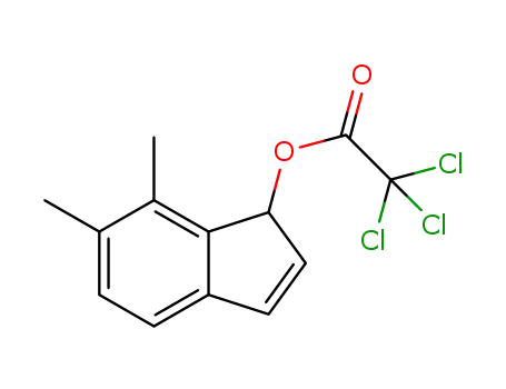 1-(3',3',3'-trichloroacetoxy-6,7-dimethyl)indene