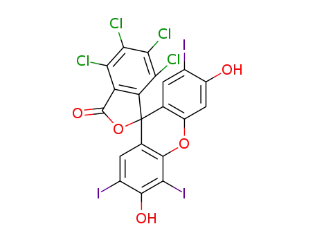 4,5,6,7-tetrachloro-3',6'-dihydroxy-2',4',7'-triiodo-3H-spiro[isobenzofuran-1,9'-xanthen]-3-one