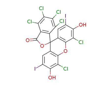 4,4',5,5',6,7-hexachloro-3',6'-dihydroxy-2',7'-diiodo-3H-spiro[isobenzofuran-1,9'-xanthen]-3-one