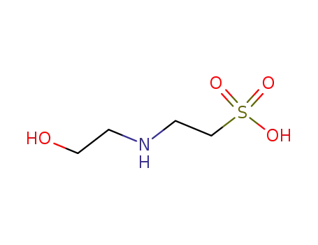 Molecular Structure of 29706-49-8 (N-(2-Hydroxyethylamino)-ethanesulfonic acid)