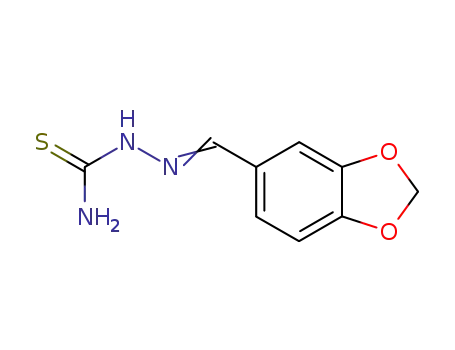 Molecular Structure of 5351-85-9 (PIPERONAL THIOSEMICARBAZONE)