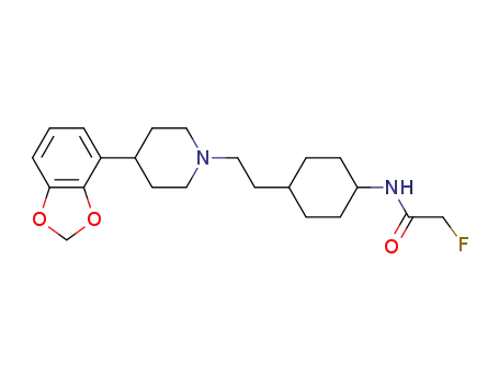 trans-N-{4-[2-(4-benzo[1,3]dioxol-4-ylpiperidin-1-yl)ethyl]cyclohexyl}-2-fluoroacetamide