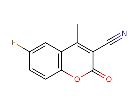 3-Cyano-6-fluoro-4-methylcoumarin