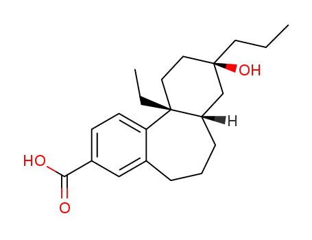 (7aSR,9RS,11aRS)-11a-ethyl-9-hydroxy-9-propyl-6,7,7a,8,9,10,11,11a-octahydro-5H-dibenzo[a,c]cycloheptene-3-carboxylic acid