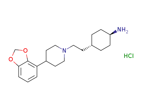 trans-4-[2-(4-benzo[1,3]dioxol-4-yl-piperidin-1-yl)-ethyl]-cyclohexylamine hydrochloride