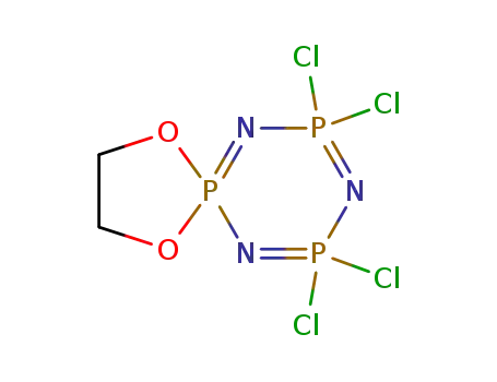 2,2-ethylenedioxy-4,4,6,6-tetrachlorocyclotriphosphazatriene