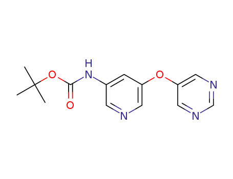 tert-butyl (5-(pyrimidin-5-yloxy)pyridin-3-yl)carbamate