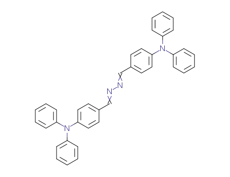 Molecular Structure of 53338-51-5 (Benzaldehyde, 4-(diphenylamino)-,
[[4-(diphenylamino)phenyl]methylene]hydrazone)
