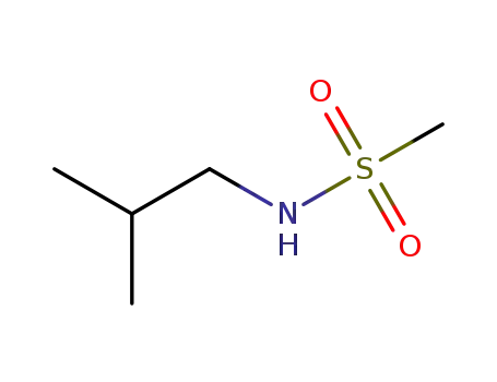Molecular Structure of 133171-80-9 (N-Isobutylmethanesulfonamide)