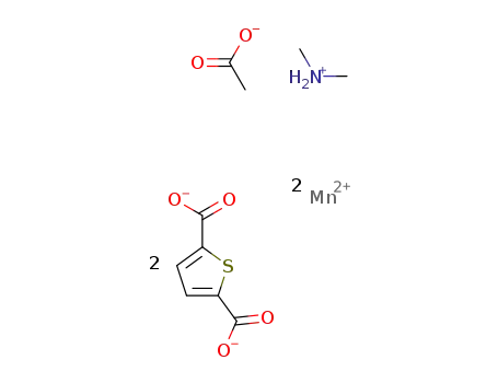 Mn2(2,5-thiophenedicarboxylate)2(acetate)*(dimethylammonium)