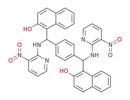 1,4-bis[(3-nitropyridin-2-ylamino)(2-hydroxynaphthalene-1-yl)methyl]benzene
