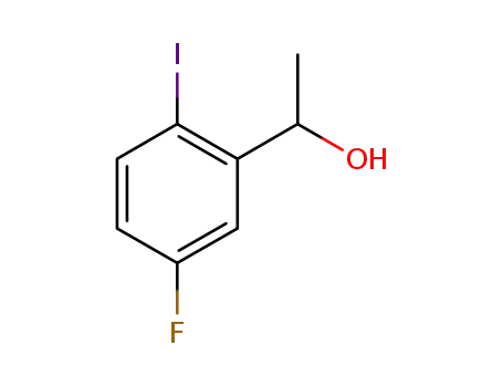 1-(5-fluoro-2-iodophenyl)ethan-1-ol