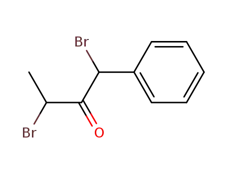 Molecular Structure of 38651-07-9 (1,3-Dibromo-1-phenyl-2-butanone)