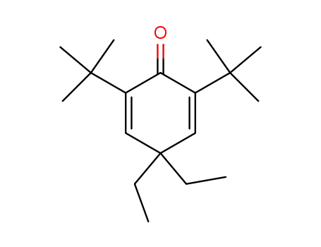 2,6-Di-tert.-butyl-4,4-diethyl-cyclohexadien-(2,5)-on-(1)