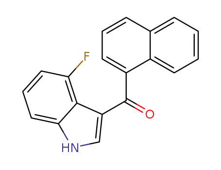 4-fluoro-3-[(naphthalen-1-yl)carbonyl]-1H-indole