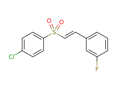 (E)-1-(2-((4-chlorophenyl)sulfonyl)vinyl)-3-fluorobenzene