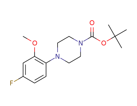 4-(4-fluoro-2-methoxyphenyl)piperazine-1-carboxylic acid tert-butyl ester