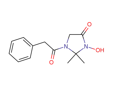 3-hydroxy-2,2-dimethyl-1-(2-phenylacetyl)imidazolidin-4-one