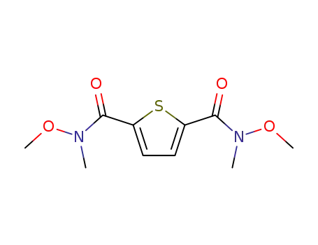 Molecular Structure of 821797-87-9 (2,5-Thiophenedicarboxamide, N,N'-dimethoxy-N,N'-dimethyl-)