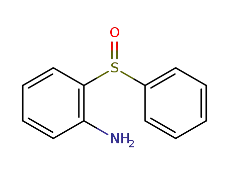 Molecular Structure of 16714-31-1 (Benzenamine, 2-(phenylsulfinyl)-)