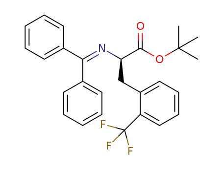 (R)-tert-butyl 3-(2-trifluoromethylphenyl)-2-(diphenylmethyleneamino)propanoate