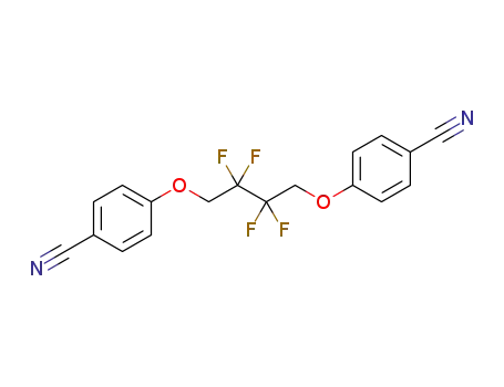 2,2,3,3-tetrafluoro-1,4-(bis-4-cyano-1-phenoxy)butane