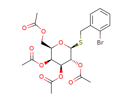 2-bromobenzyl 2,3,4,6-tetra-O-acetyl-1-thio-β-D-galactopyranoside