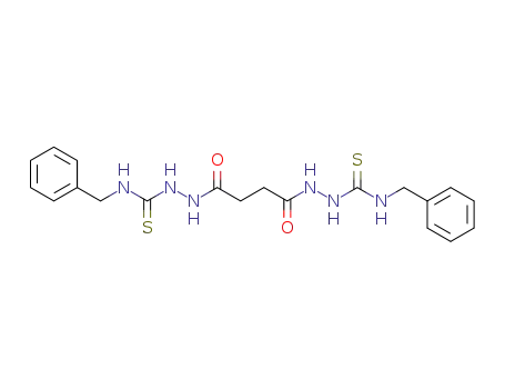 Molecular Structure of 35196-47-5 (Butanedioic acid, bis[2-[[(phenylmethyl)amino]thioxomethyl]hydrazide])
