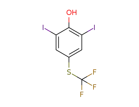 2,6-diiodo-4-(trifluoromethylthio)phenol