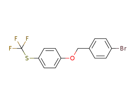 (4-(4-bromobenzyloxy)phenyl)(trifluoromethyl)sulfane