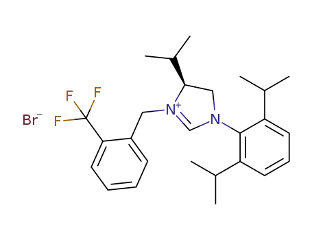 (S)-1-(2,6-diisopropylphenyl)-4-isopropyl-3-(2-(trifluoromethyl)benzyl)-4,5-dihydro-1Himidazol-3-ium bromide