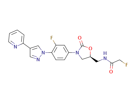 (S)-2-fluoro-N-((3-(3-fluoro-4-(4-(pyridin-2-yl)-1H-pyrazol-1-yl)phenyl)-2-oxooxazolidin-5-yl)methyl)acetamide
