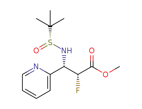 (RS,2R,3S)-2-fluoro-3-(2-methylpropane-2-sulfinylamino)-3-pyridin-2-ylpropionic acid methyl ester