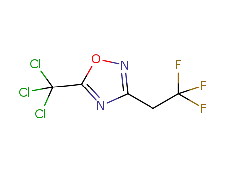 5-(trichloromethyl)-3-(2,2,2-trifluoroethyl)-1,2,4-oxadiazole