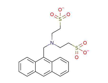2-[(anthracen-9-ylmethyl)(2-sulfonatoethyl)amino]ethane-1-sulfonate