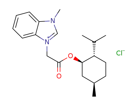 1-[(-)-menthoxycarbonylmethyl]-3-methylbenzimidazolium chloride