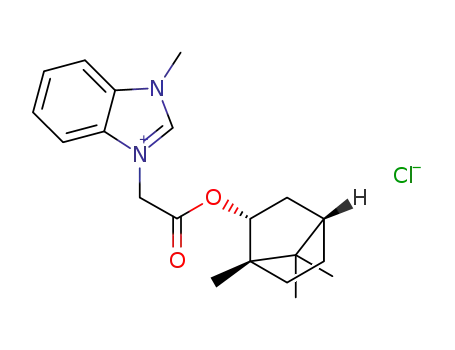 1-[(-)-borneoxycarbonylmethyl]-3-methylbenzimidazolium chloride