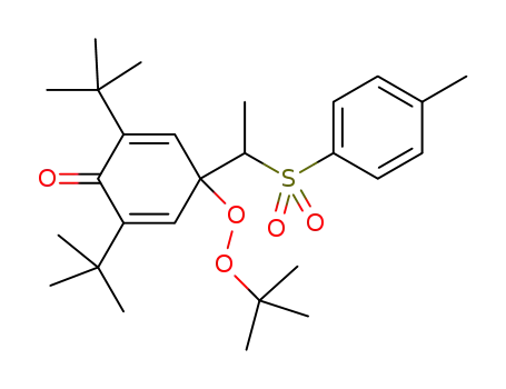 2,6-di-tert-butyl-4-(tert-butylperoxy)-4-(1-tosylethyl)cyclohexa-2,5-dien-1-one