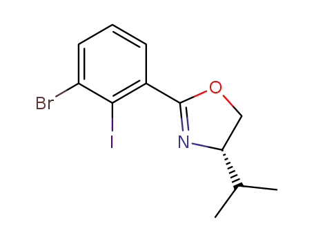 (S)-2-(3-bromo-2-iodophenyl)-4-isopropyl-4,5-dihydrooxazole