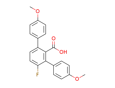 4'-fluoro-4,4''-dimethoxy-[1,1':3',1''-terphenyl]-2'-carboxylic acid
