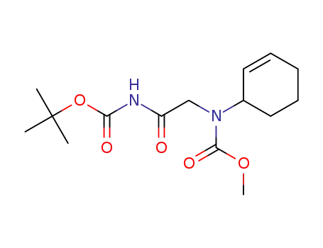 tert-butyl N-(2-{N-(methoxycarbonyl)-N-[(1RS)-cyclohex-2-en-1-yl]amino}acetyl)carbamate