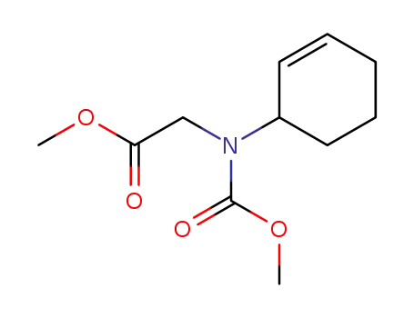 methyl 2-{N-[(1RS)-cyclohex-2-en-1-yl]-N-(methoxycarbonyl)amino}acetate