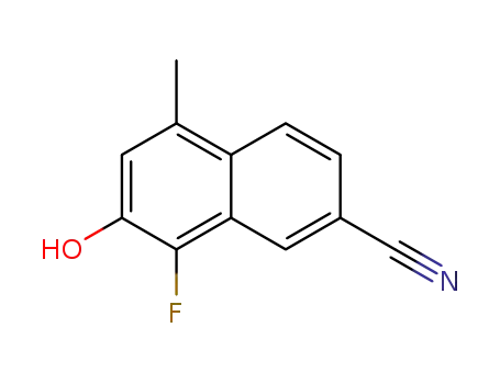 8-fluoro-7-hydroxy-5-methyl-2-naphthonitrile