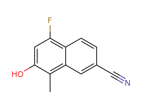 5-fluoro-7-hydroxy-8-methyl-2-naphthonitrile