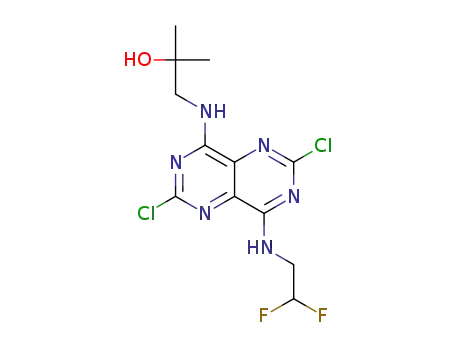 1-[2,6-dichloro-8-(2,2-difluoroethylamino)pyrimido[5,4-d]pyrimidin-4-ylamino]-2-methylpropan-2-ol