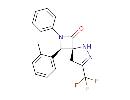 2-phenyl-3-(o-tolyl)-7-(trifluoromethyl)-2,5,6-triazaspiro[3.4]oct-6-en-1-one