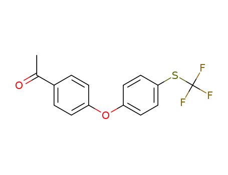 1-(4-(4-((trifluoromethyl)thio)phenoxy)phenyl)ethanone