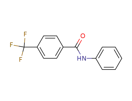 Molecular Structure of 347-80-8 (Benzamide, N-phenyl-4-(trifluoromethyl)-)