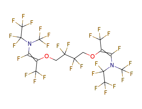 (E/Z)-1,3,3,3-tetrafluoro-N-(1,1,2,2,2-pentafluoroethyl)-2-[2,2,3,3-tetrafluoro-4-[(E/Z)-2-fluoro-2-[1,1,2,2,2-pentafluoroethyl(trifluoromethyl)amino]-1-(trifluoromethyl)vinyloxy]butoxy]-N-(trifluoromethyl)prop-1-en-1-amine