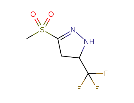 3-(methylsulfonyl)-5-(trifluoromethyl)-4,5-dihydro-1H-pyrazole